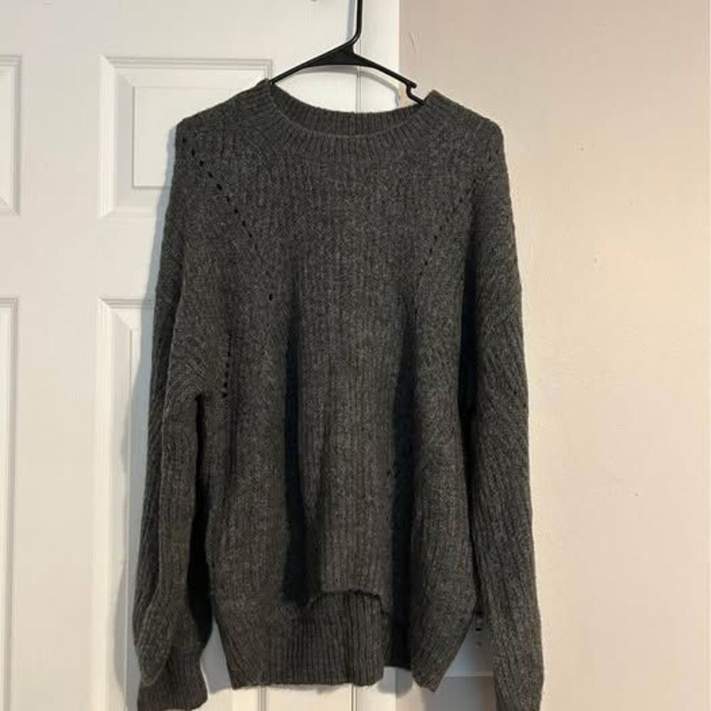 NWT BP Charcoal Grey Knit Sweater Size Medium